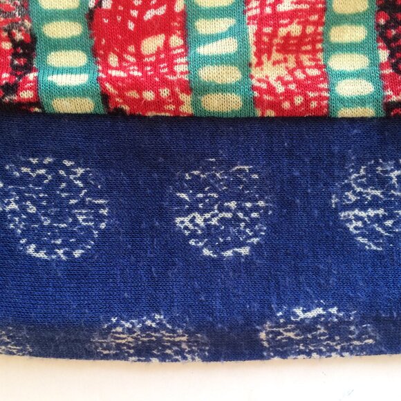 Save the Queen Womens Top T-Shirt 2XL Multicolor Pattern Heart Cap Sleeve - Picture 5 of 11